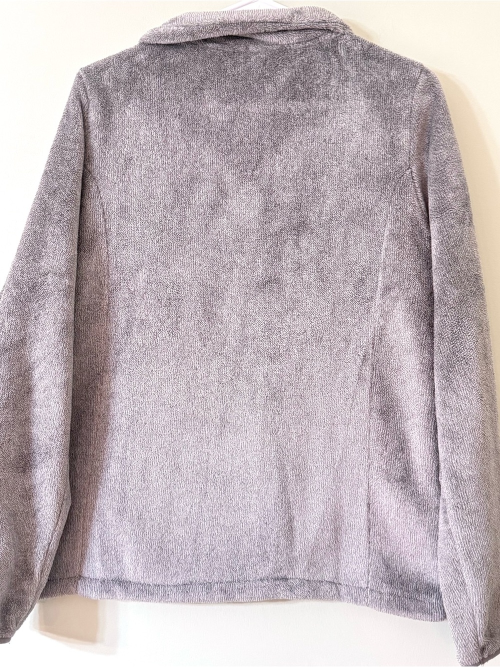 Gerry Gray Fleece Quarter Zip Pullover Jacket Size M Cozy Outdoor - Picture 2 of 8
